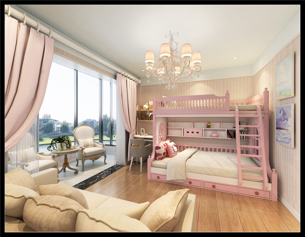 龍湖九里晴川-現(xiàn)代簡約-臥室設(shè)計效果圖